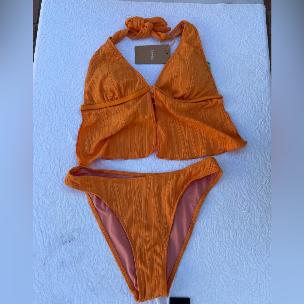 Samiol Orange Bikini Set M B01